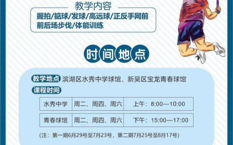 北京暑期羽毛球培训表示羽毛球是技巧性运动